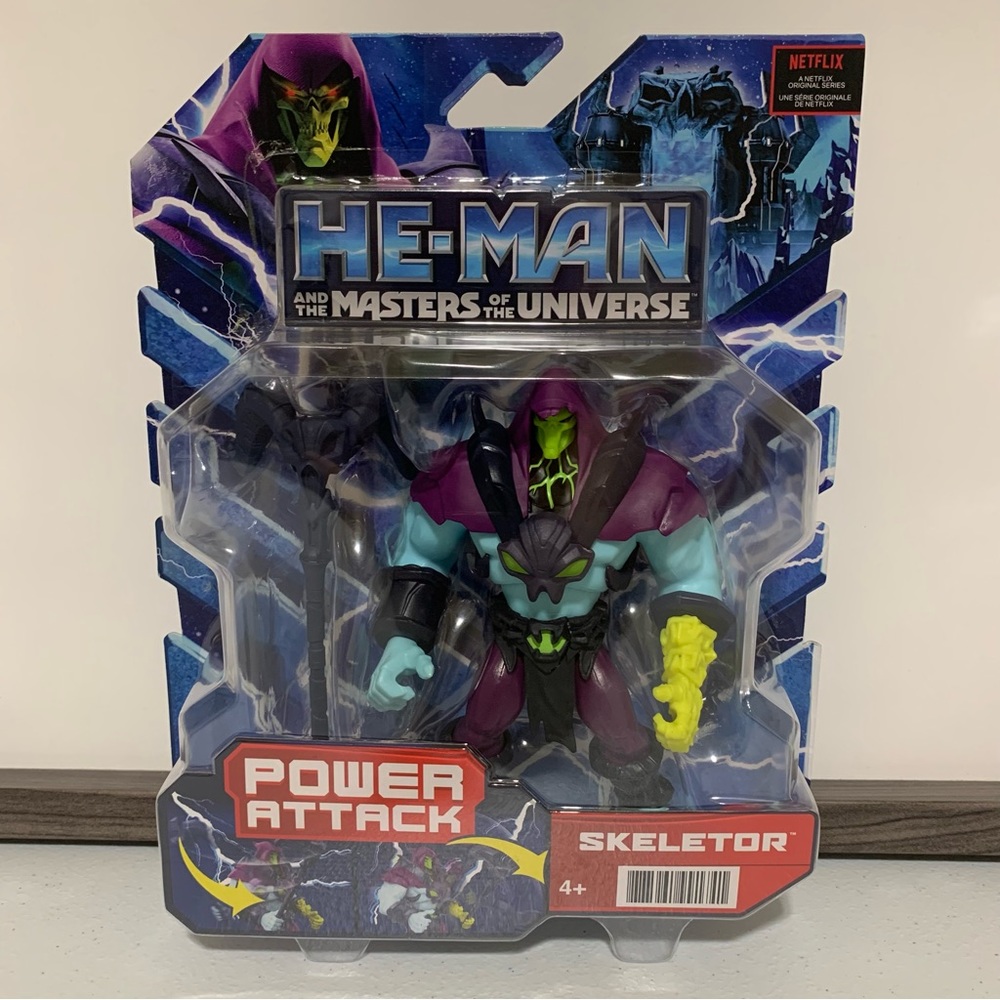 HE-MAN and The Masters of The Universe: Power Attack Skeletor Action Figure-NWT